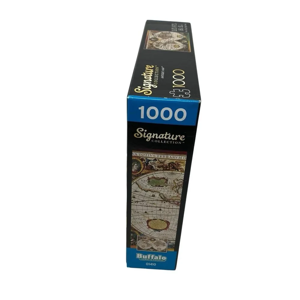Buffalo Games Jigsaw Puzzle Signature Collection Antique Map 1000 Piece Atlas